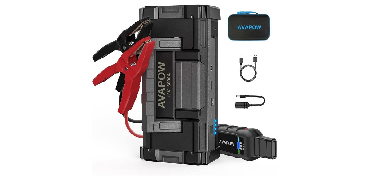 AVAPOW 6000A Car Battery Jump Starter