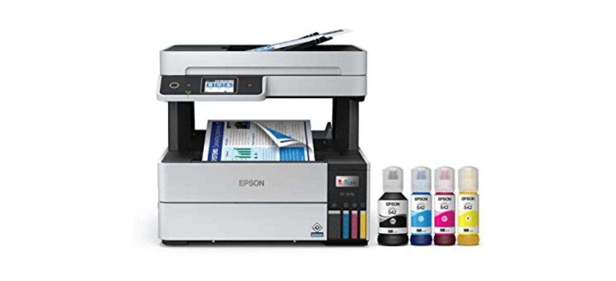 Best Epson EcoTank Pro ET-5170 Wireless Color All-in-One Supertank Printer