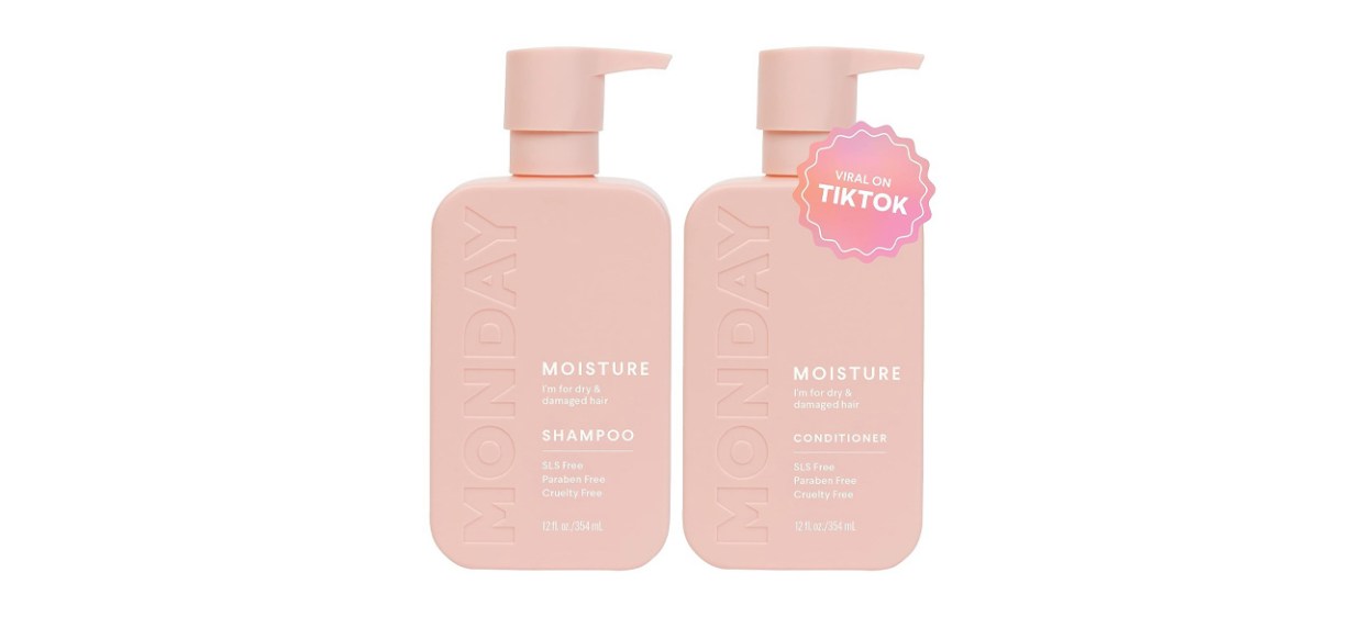 Best Monday Haircare Moisture Shampoo and Conditioner Set