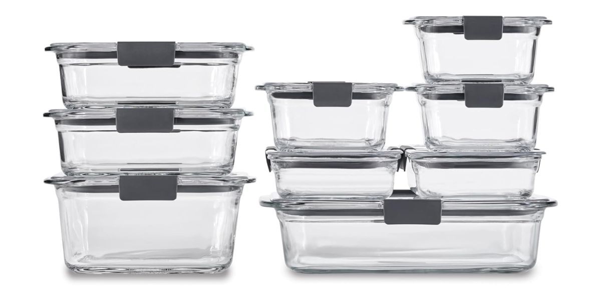 Rubbermaid Brilliance Glass Food Storage Containers Rubbermaid Brilliance Glass Food Storage Containers