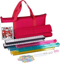 Nova Microdermabrasion American Mahjong Set, Red Soft Bag