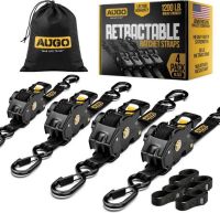 AUGO Retractable Ratchet Straps