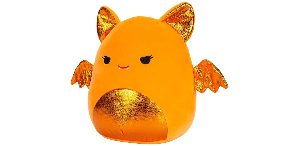 Squishmallows Original 8-Inch Tangie The Mischievous Orange Bat