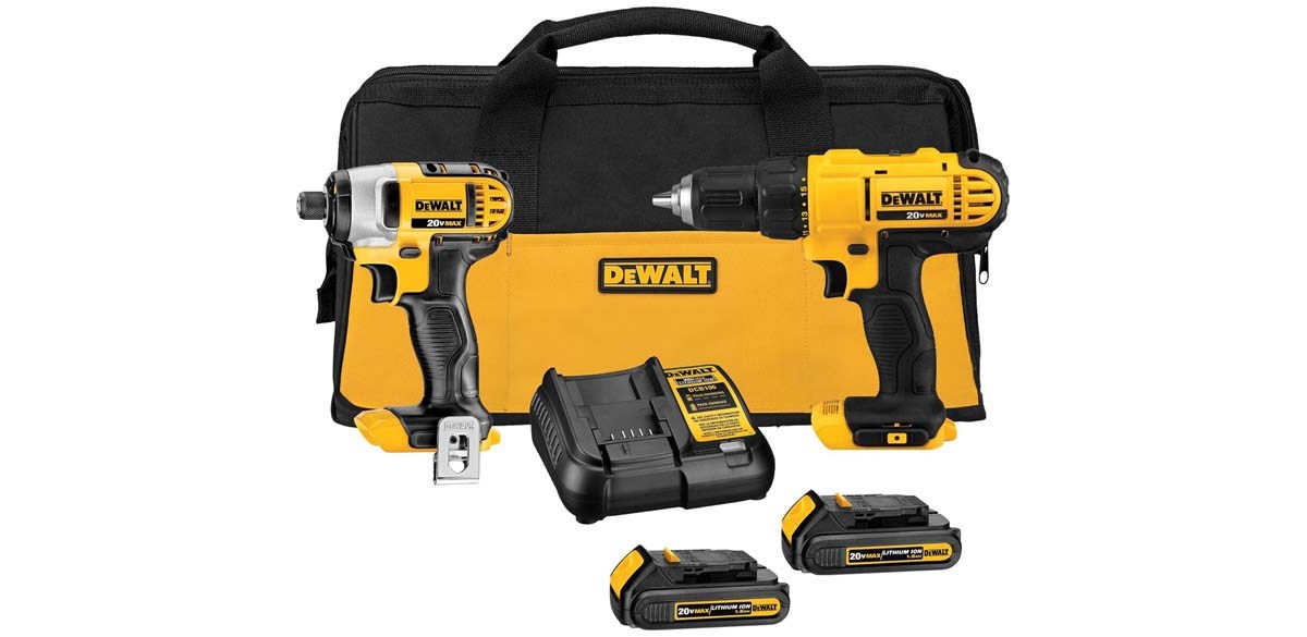 DEWALT 20V MAX Cordless Drill and Impact Driver
