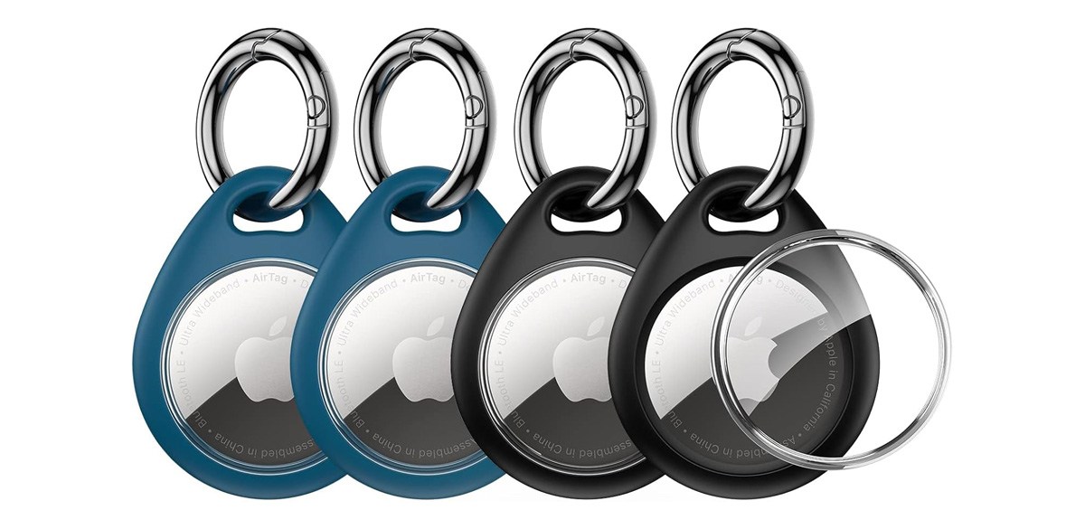 UNBREAKcable AirTag Holder for Apple - 4 Pack