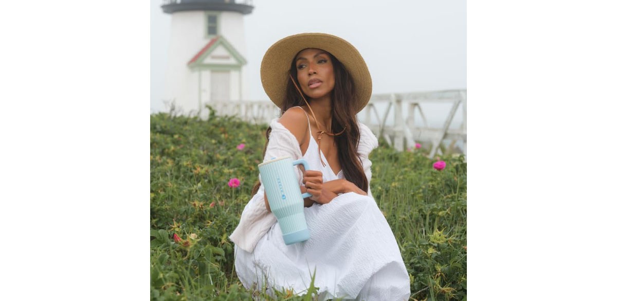 HydroJug Traveler - 40 oz Water Bottle with Handle &amp; Flip Straw