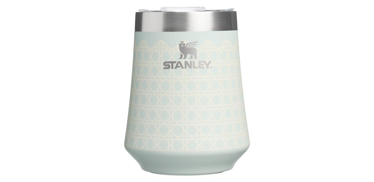 The Reserve Wine Tumbler Mist Rattan