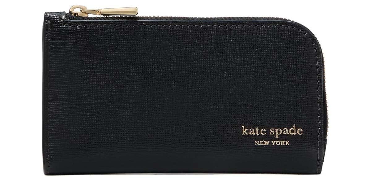 kate spade Devin Smooth Leather Small Slim Bifold Wallet