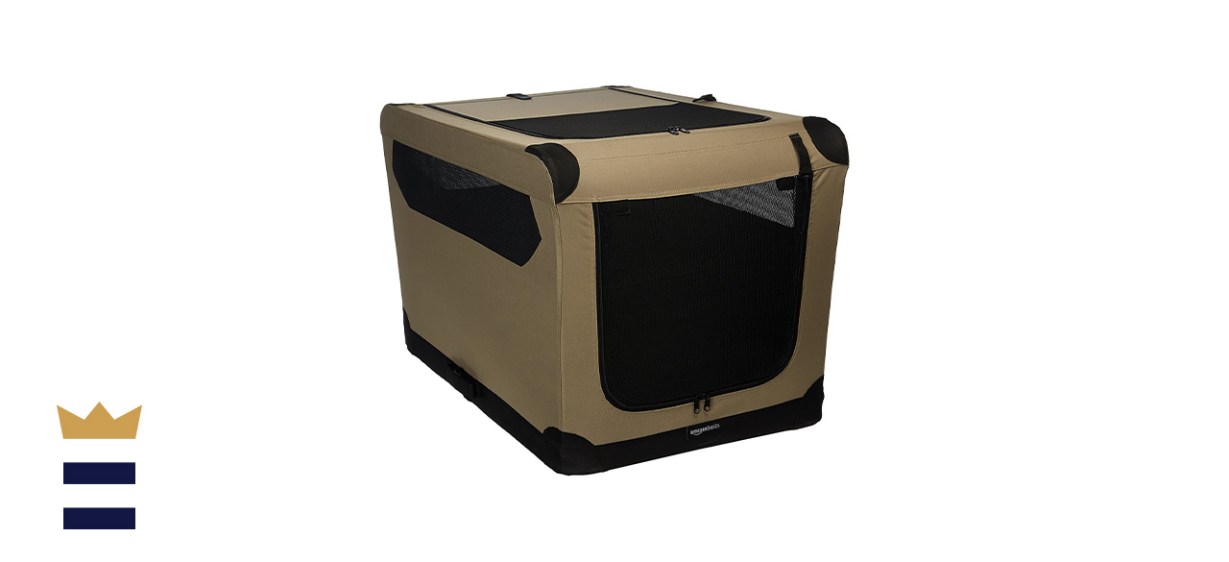Amazon Basics Portable Folding Soft Travel Crate