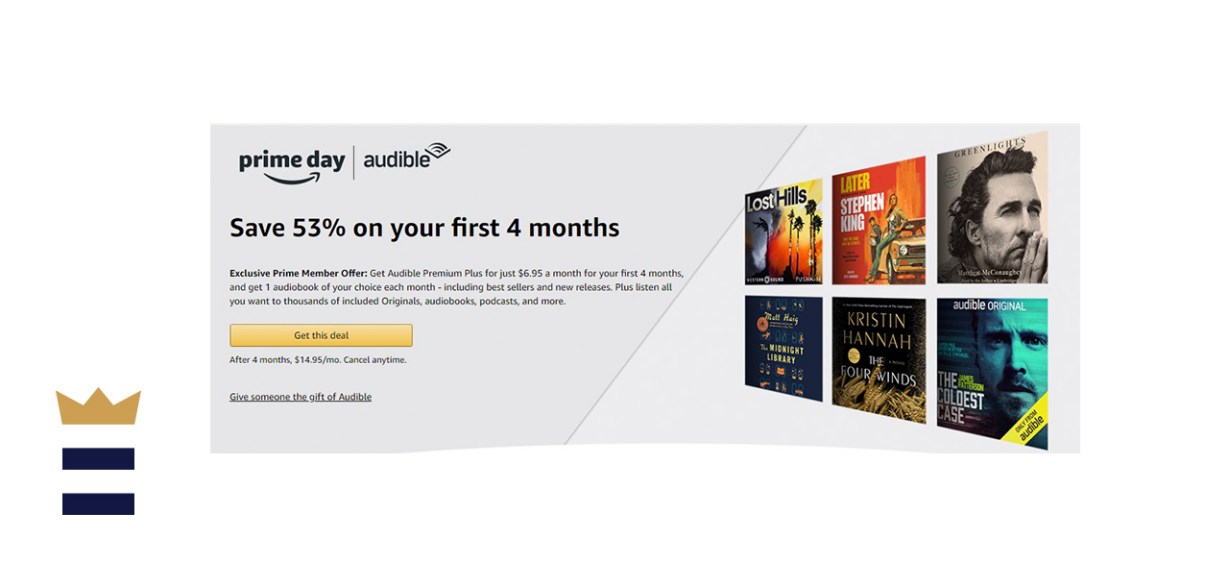 Audible Premium Plus Membership