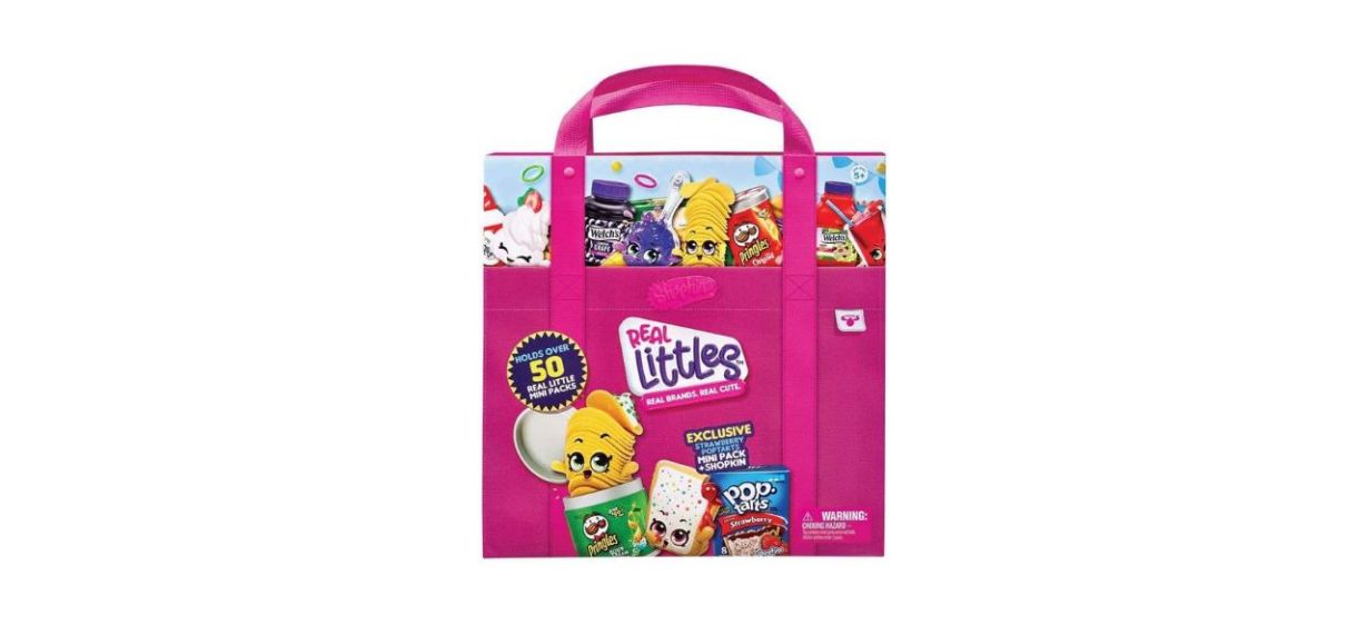  Shopkin Real Littles Collector Case with Exclusive Strawberry  Pop Tarts Mini Pack : Toys & Games