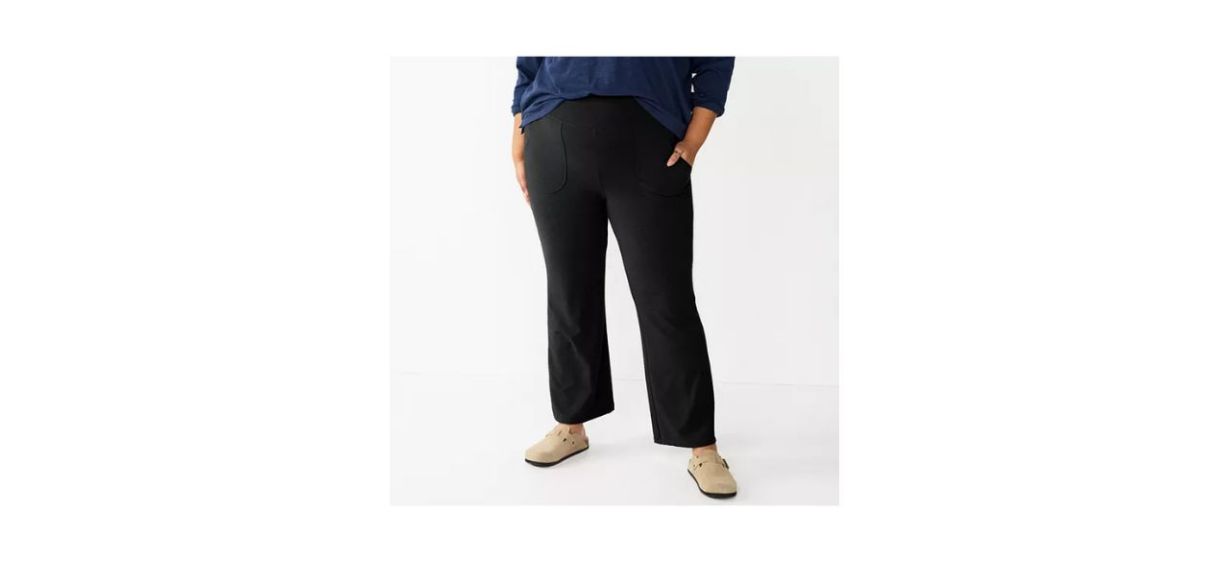 Best Sonoma Goods For Life Plus Size High Rise Flare Legging