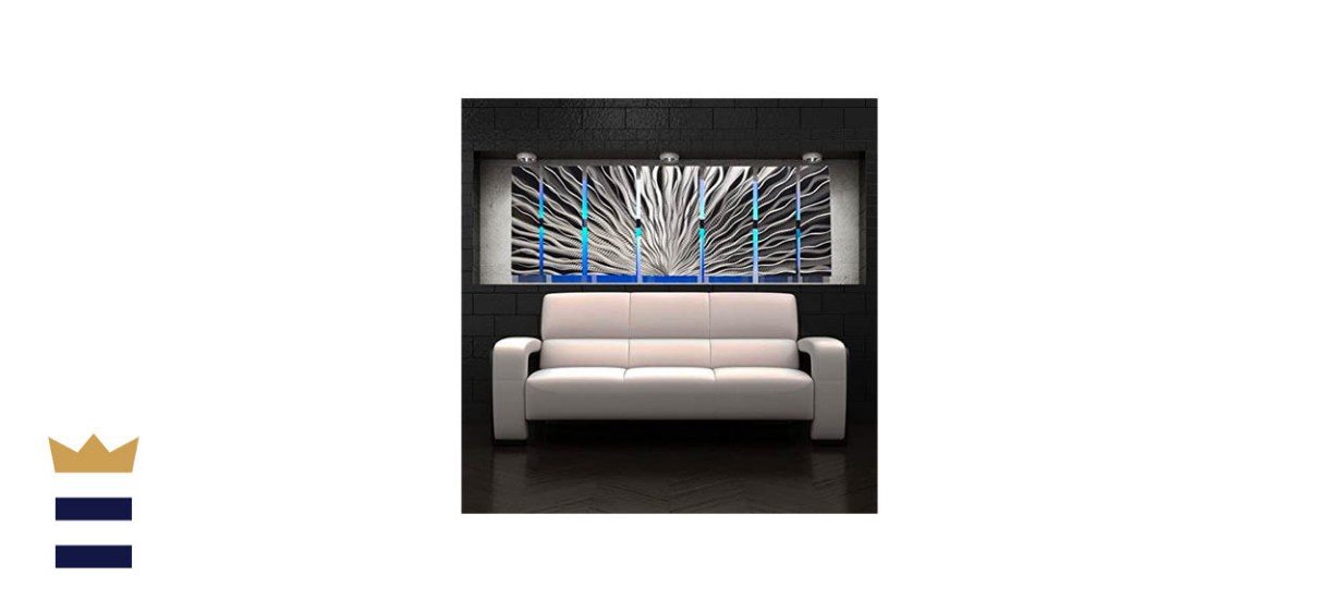 DV8 Studio- Seven Panel Vibration LED Wall Art