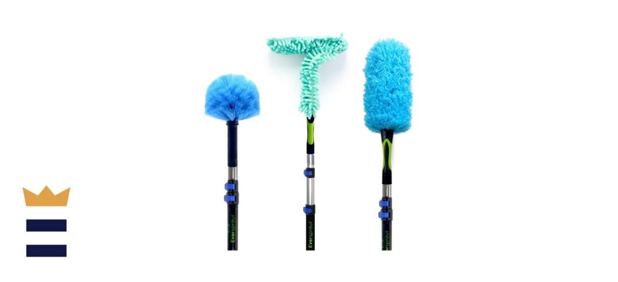 EVERSPROUT 5-to-14 Foot Duster 3-Pack with Extension-Pole 