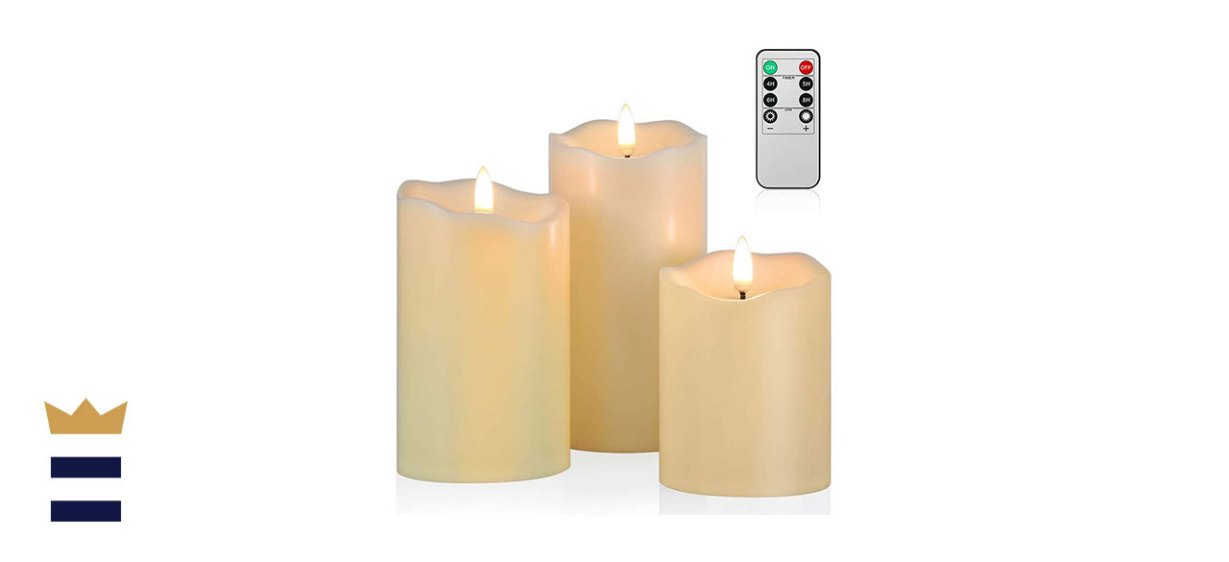 Angelloong Flameless Candle Set 