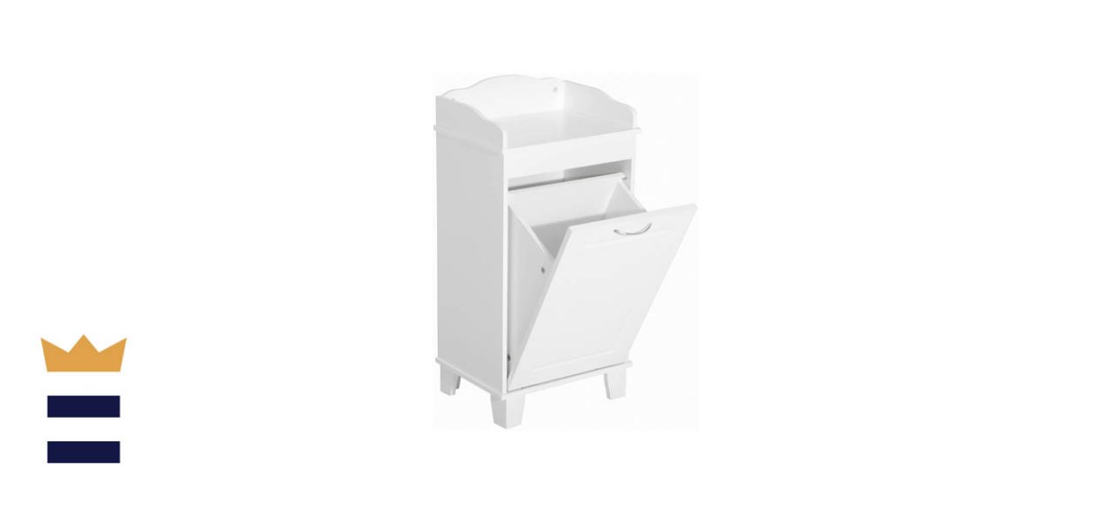 HOMCOM 31-Inch Freestanding Tilt-Out Laundry Hamper