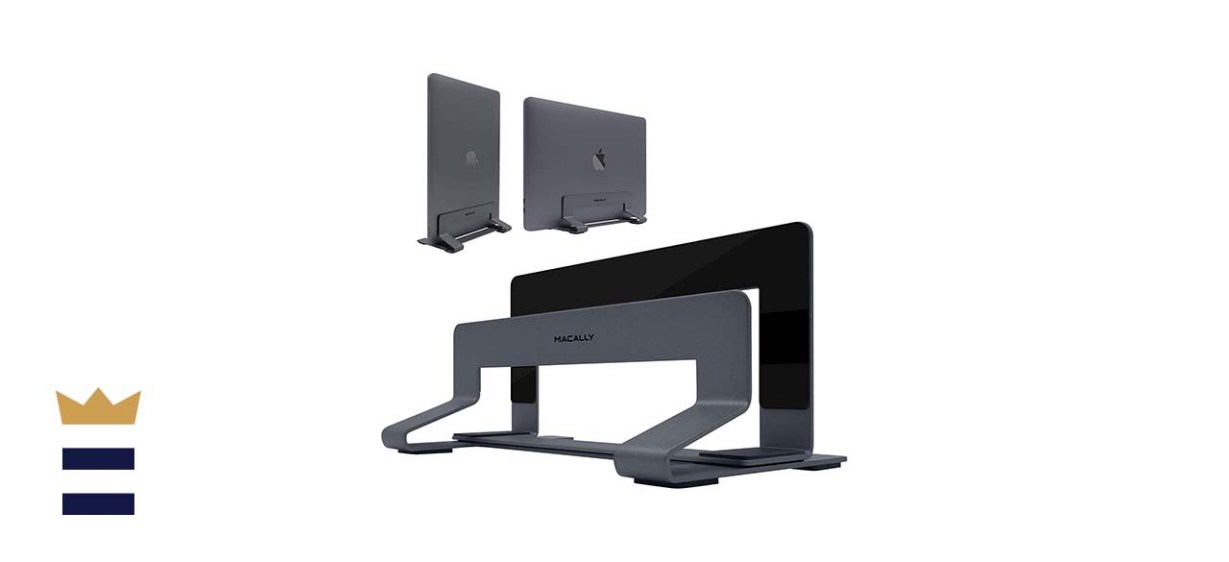 Macally Adjustable Vertical Laptop Stand for Desk