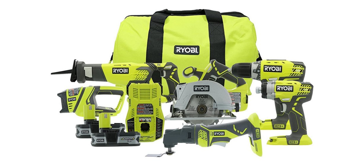 RYOBI ONE+ 18-volt Six-tool Combo Kit