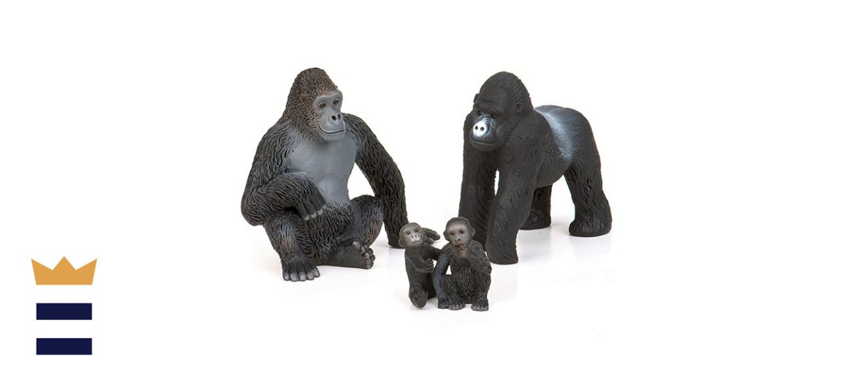 Terra by Battat Toy Gorilla Family Action Figures For Ages 3 and Up