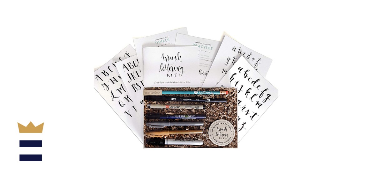 Wildflower Art Studio Store Brush Lettering Calligraphy Kit