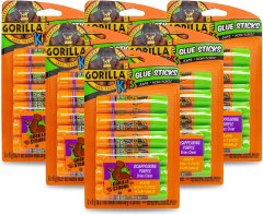 Gorilla Kids' Disappearing Purple Glue Sticks