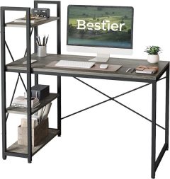 Bestier Computer Desk with Shelves