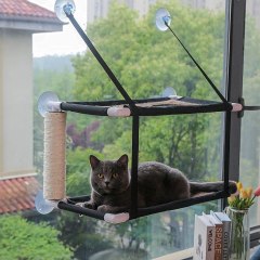 SnazzyPet Double-Layered Cat Window Perch