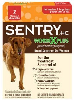 SENTRY 7 Way De-Wormer for Medium & Large Dogs