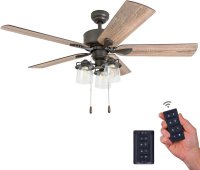 Prominence Home Home River Run 52-Inch Farmhouse LED Ceiling Fan