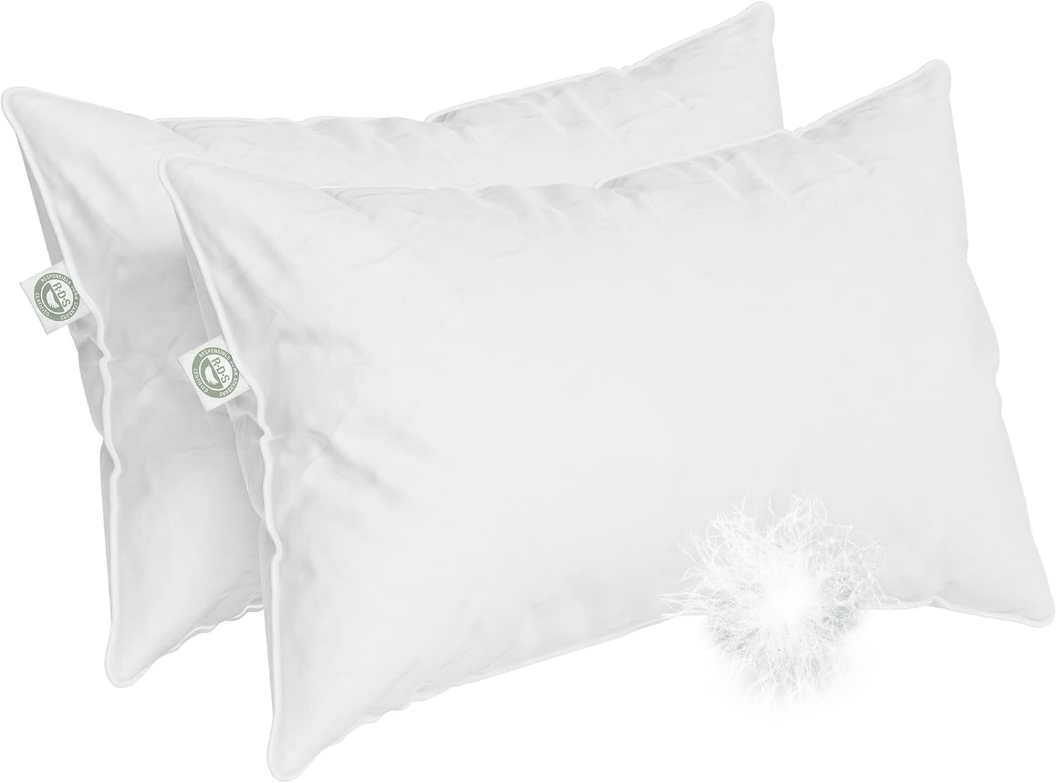 East Coast Bedding European White Goose Down Pillow