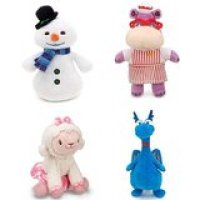 Disney Doc McStuffins Chilly, Stuffy, Hallie, and Lambie Bean Bag Plush Set