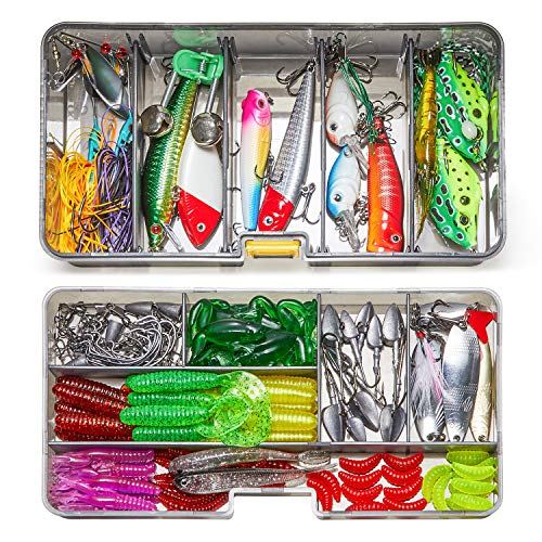 Dr.meter 136-Piece Fishing Lure Set