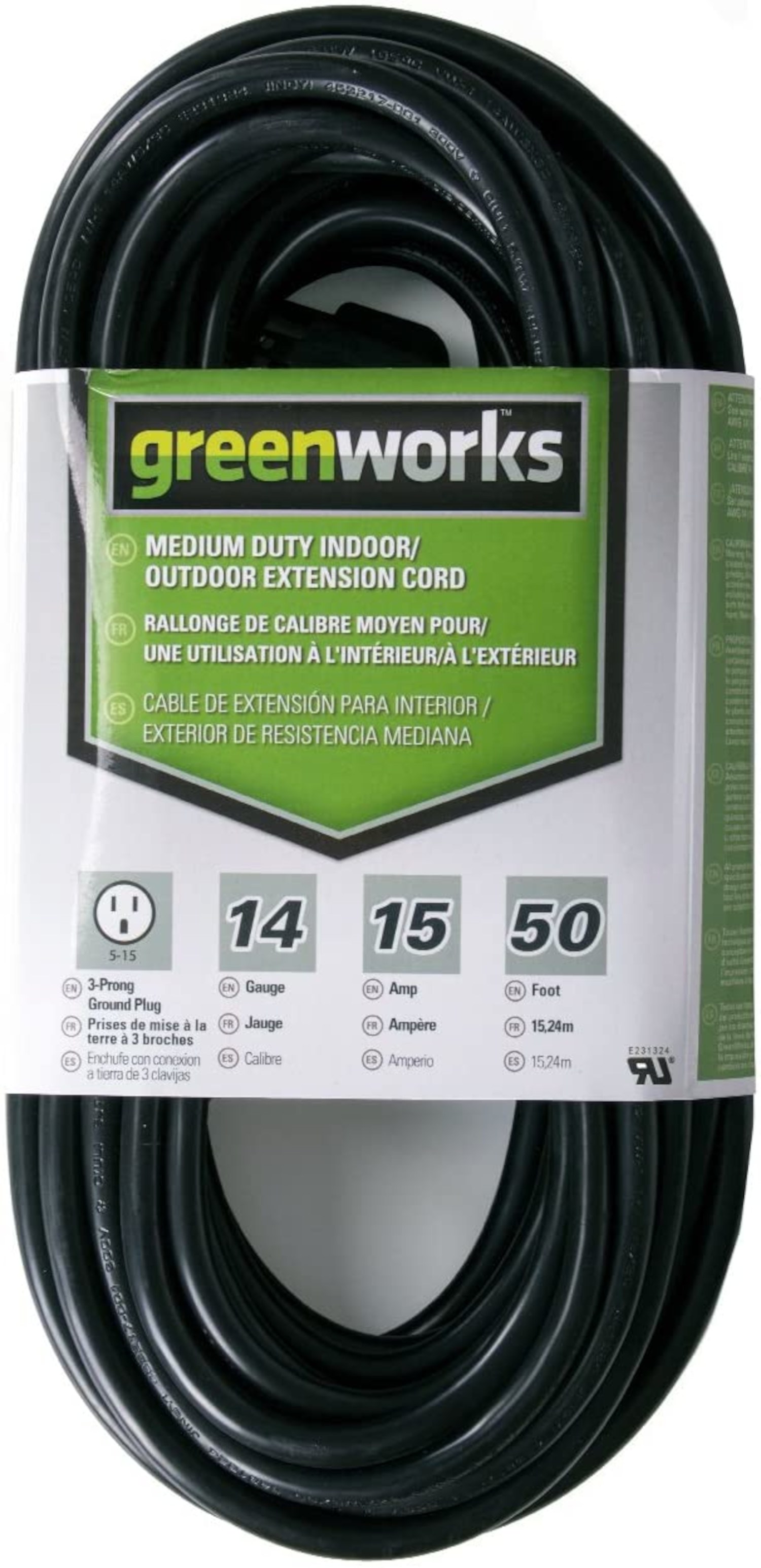Greenworks 50-foot Extension Cord