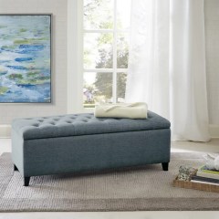 Lark Manor Zakhar Tufted Rectangle Storage Ottoman