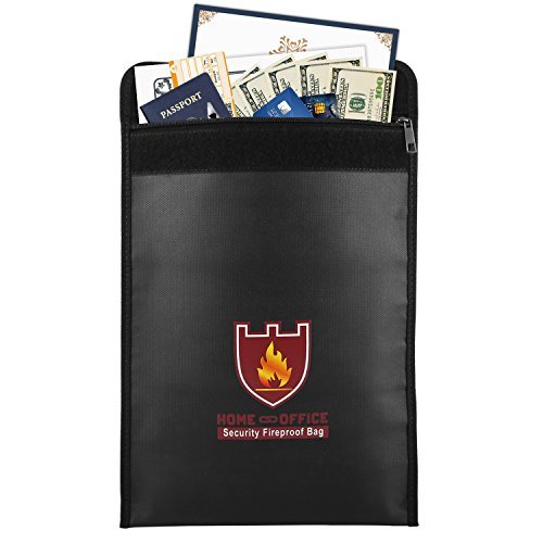 MoKo Fireproof Money &amp; Document Bag