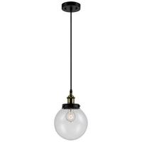 Globe Electric Daario 1-Light Bronze and Antique Brass Hanging Pendant