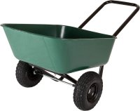Garden Star Garden Dual-Wheel Wheelbarrow