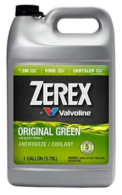 Zerex Original Green Antifreeze/Coolant, Concentrated – 1 gallon